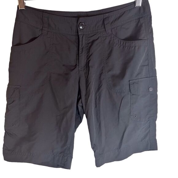 Women’s Columbia Gray Cargo Short Size 6 Hiking Outdoor Walking Sweat Wicking - Picture 2 of 7